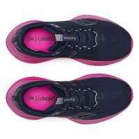 SAUCONY Women's Endorphin Trainer Sneakers in navy fuschia - women's shoe - view 4