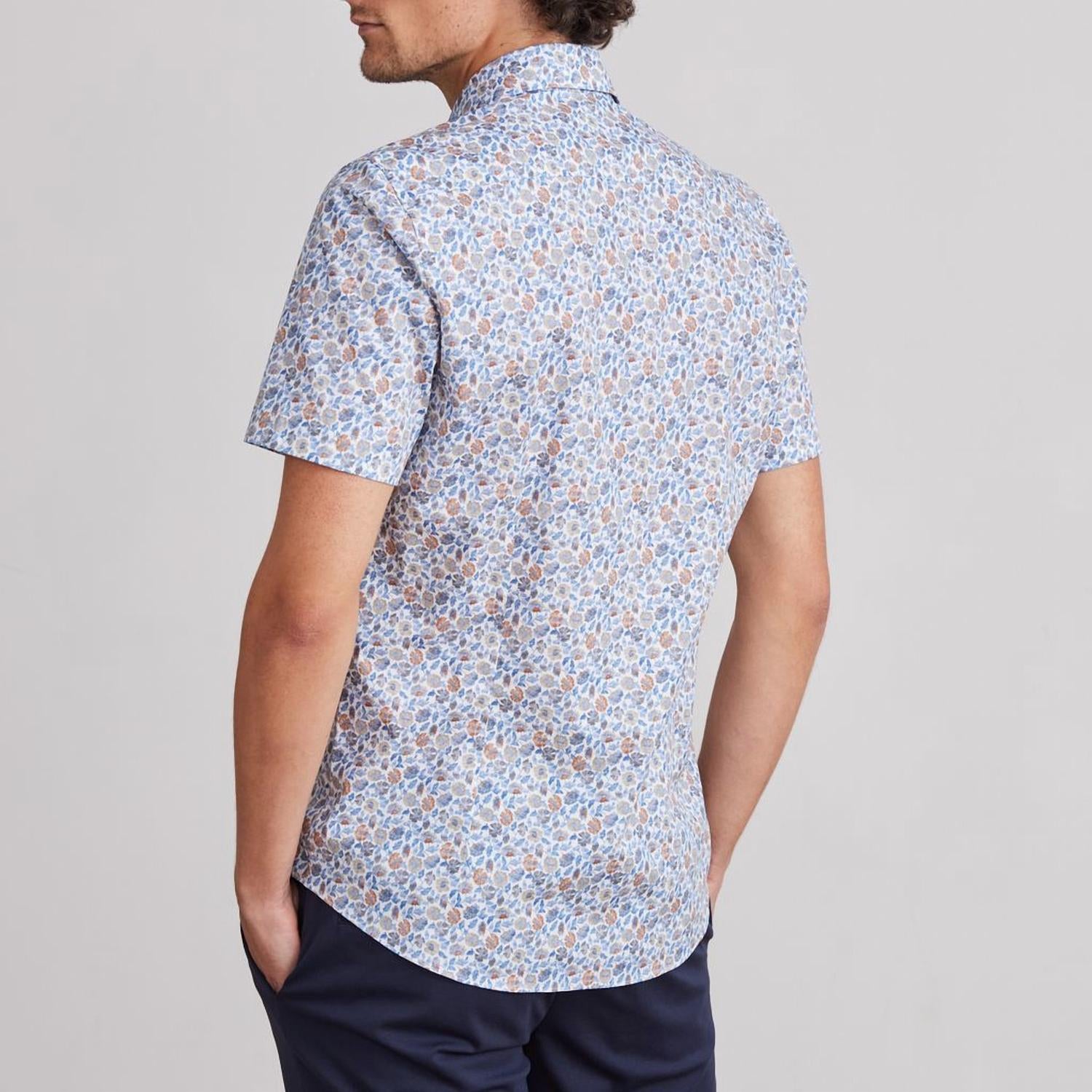 Emanuel Berg - Marseille Floral Print Short Sleeve Shirt