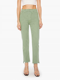 Mother - High Waisted Rider Ankle Step Fray Jeans