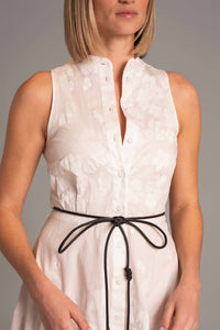 Beatrice .B - Textured floral button front dress