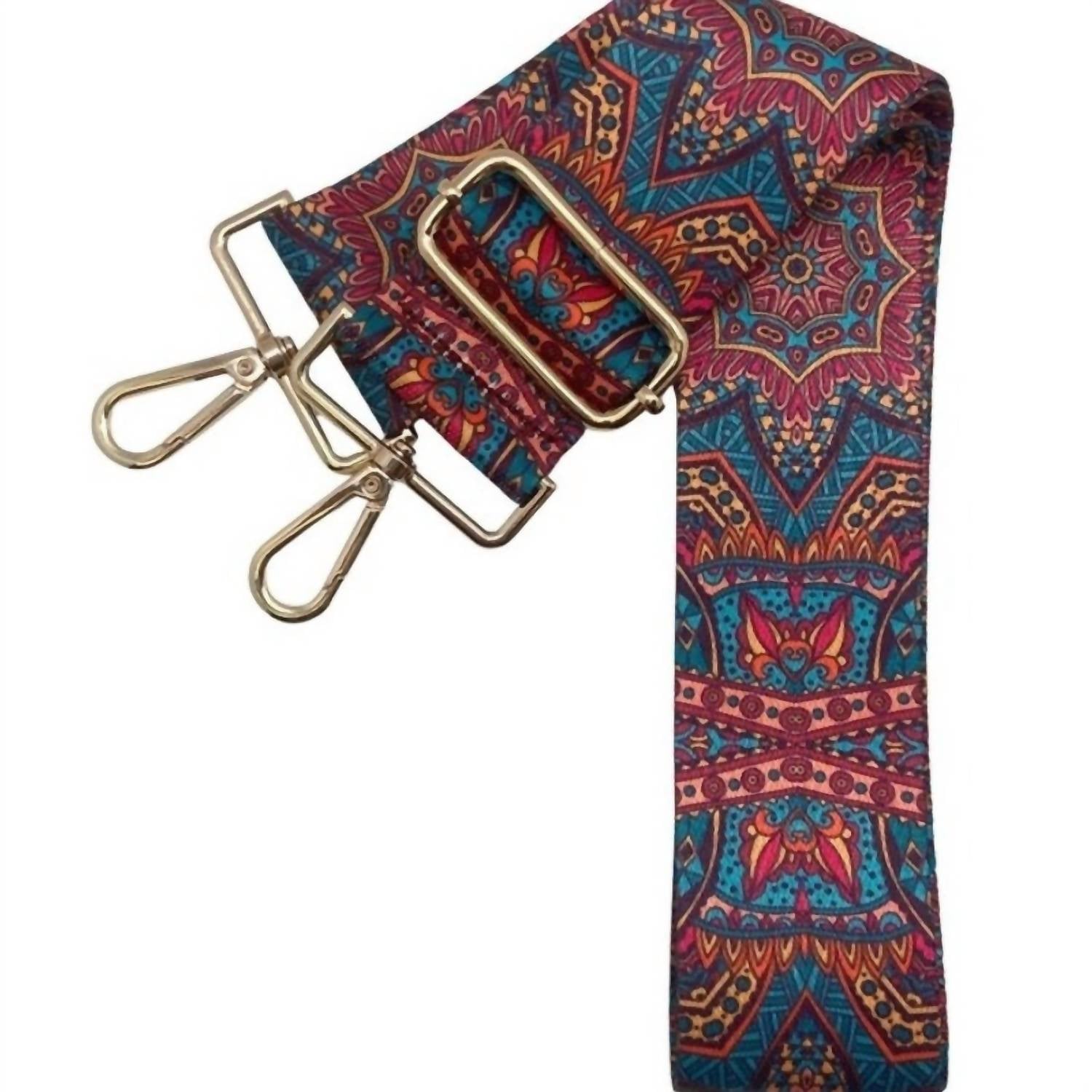 Cthru Women's Stained Glass Geometric Adjustable Crossbody Bag Purse Strap in multicolor - women's item
