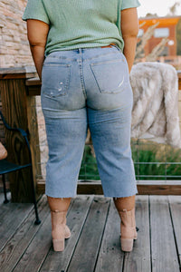 Judy Blue - Ariana Midrise Wide Leg Jeans - Plus