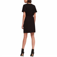 Dkny - Flounce Sleeve Keyhole Dress