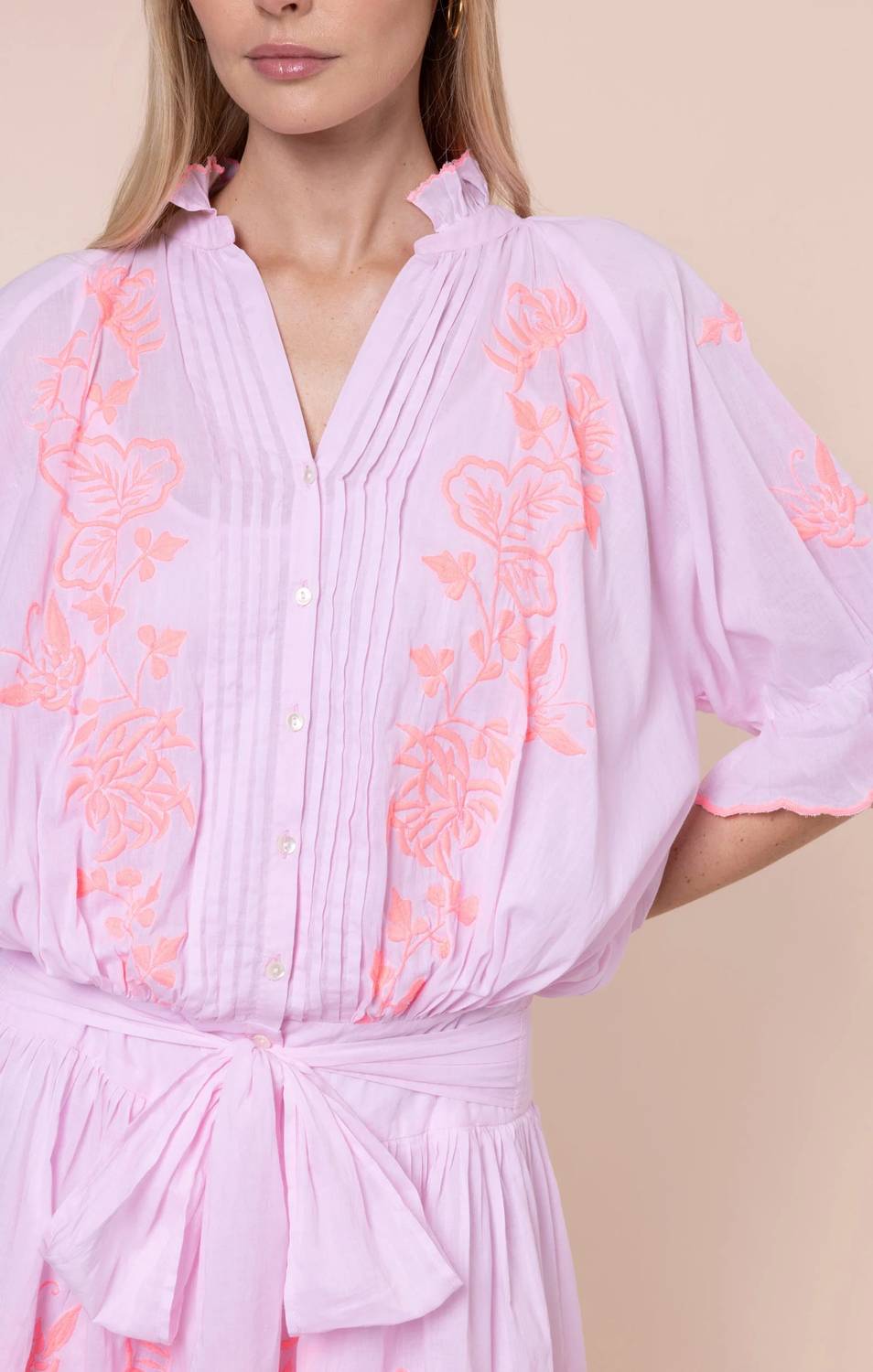 Juliet Dunn - Candy Blouson Dress