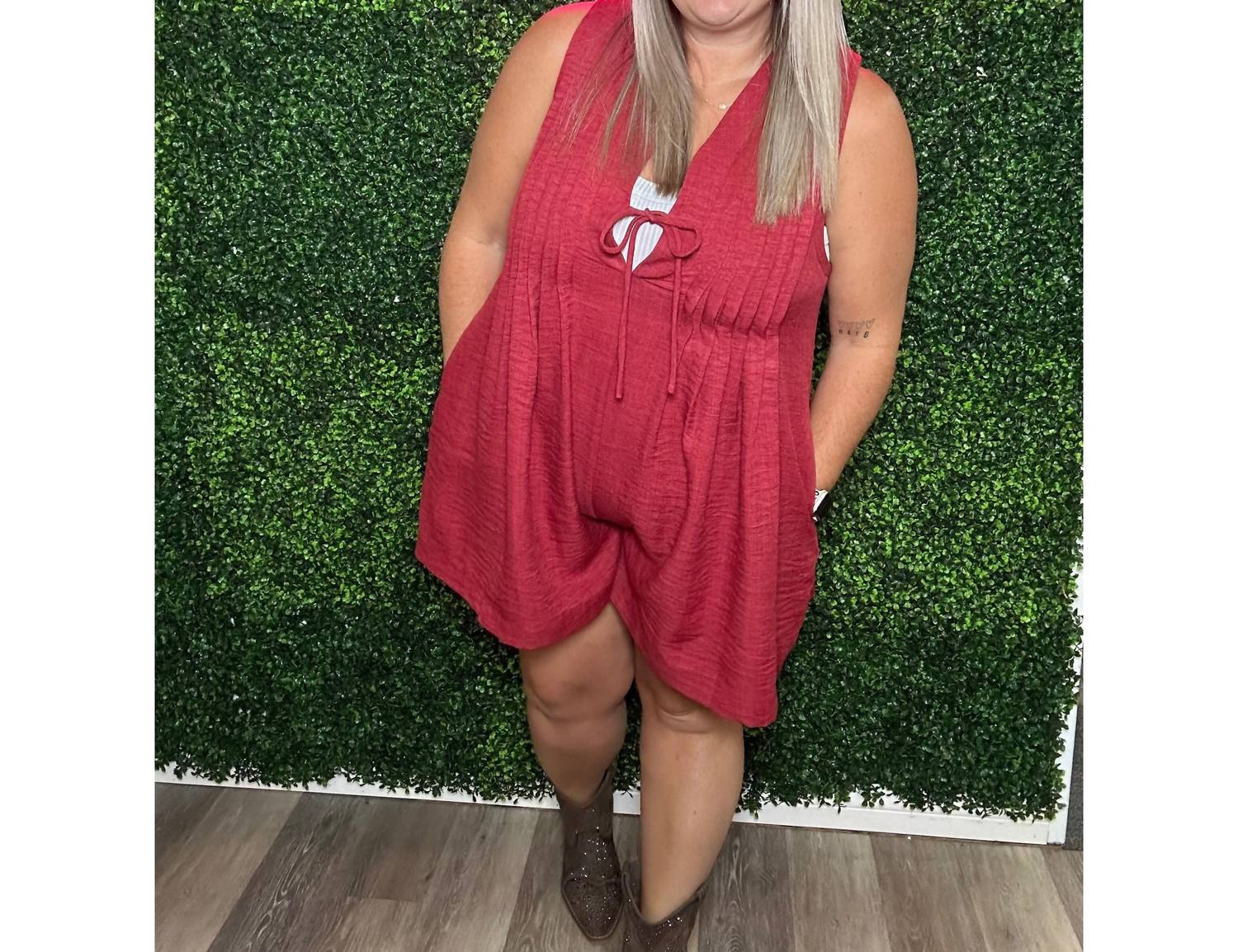 Pixi + Ivy - Emmy Tie Front Romper