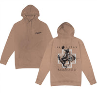 PENDLETON Rodeo Harding Graphic Hoody in latte black - men's shirt - view 5