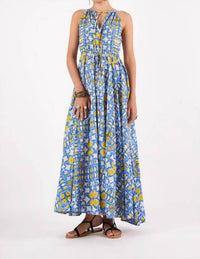 BEYOND by Vera Marina Dress in heritage iris - women's dress