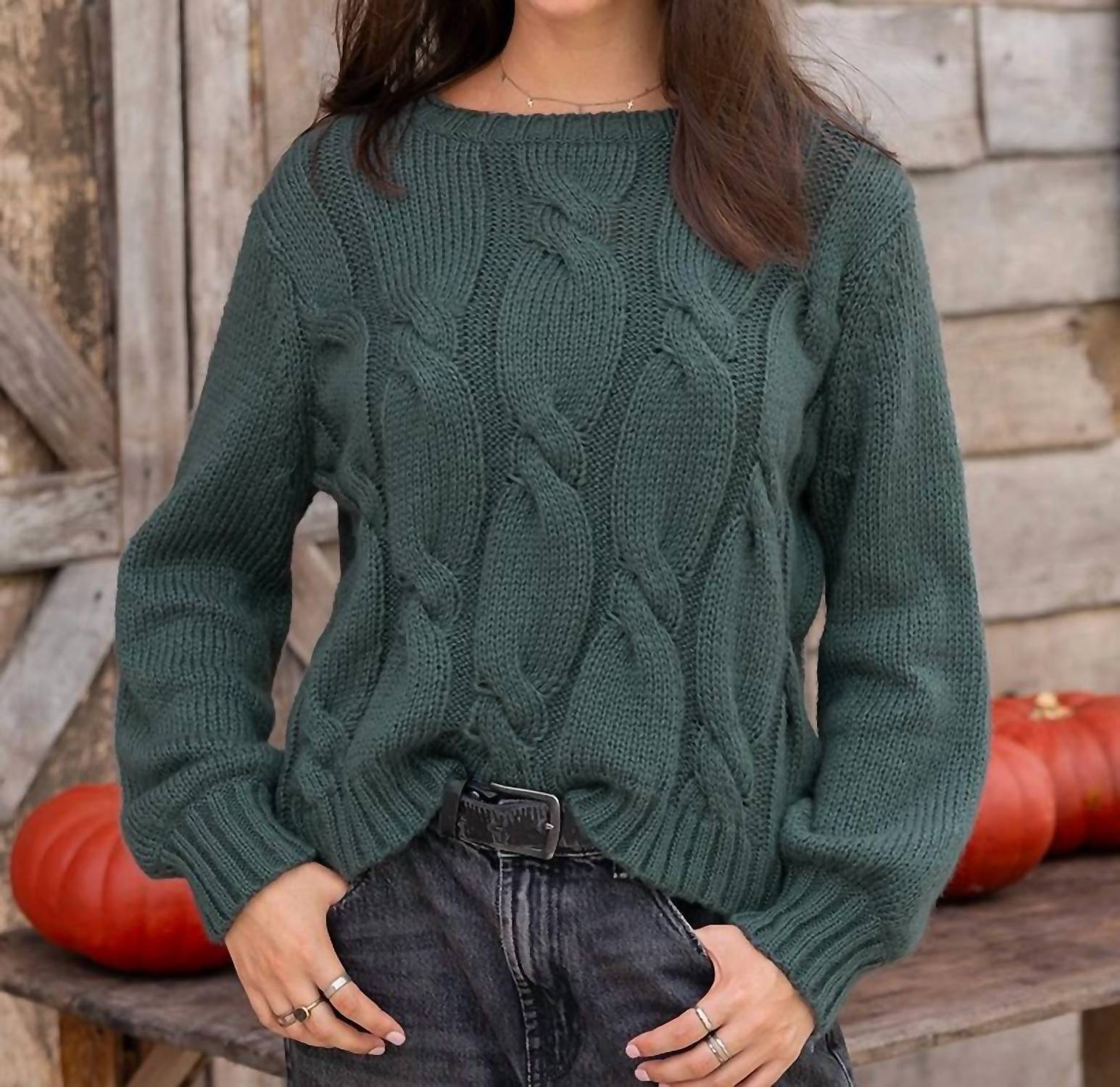 Wooden Ships - Camila Cable Crewneck Chunky Sweater