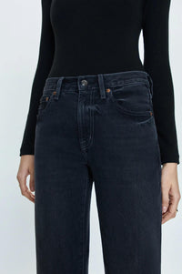 Pistola - Lexi Mid Rise Bowed Straight Leg Jeans