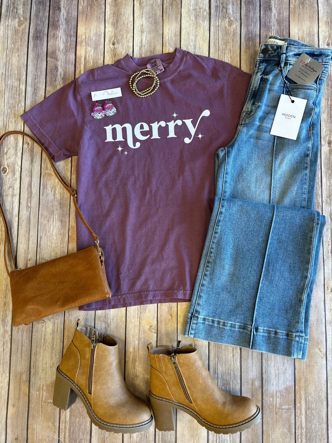 Kissed Apparel - Women's Merry Graphic Tee