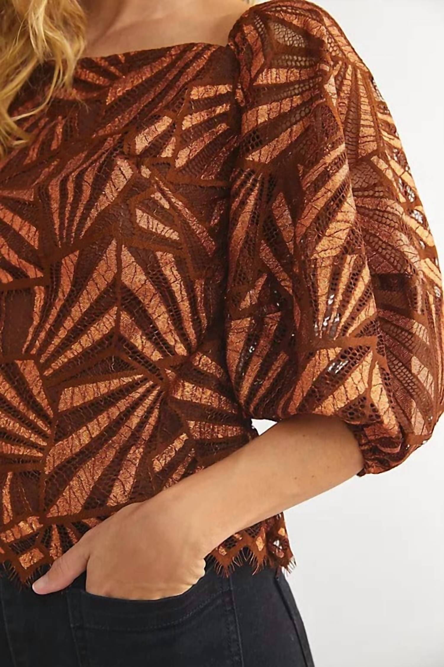 Eva Franco - Shine Lace Blouse