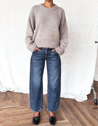 EMERSON FRY Twin Doves Barrel Denim Jeans in nova - women's jeans