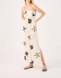 Dress To - Cropped Linen Maxi Dress