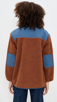 The Great Outdoors Plush Tundra Jacket in chocolate - women's jacket - alternate view