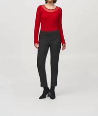 Joseph Ribkoff - LONG SLEEVE MESH NECK TOP