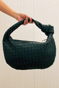 H&D Accessories - Women's Braided Hobo Bag
