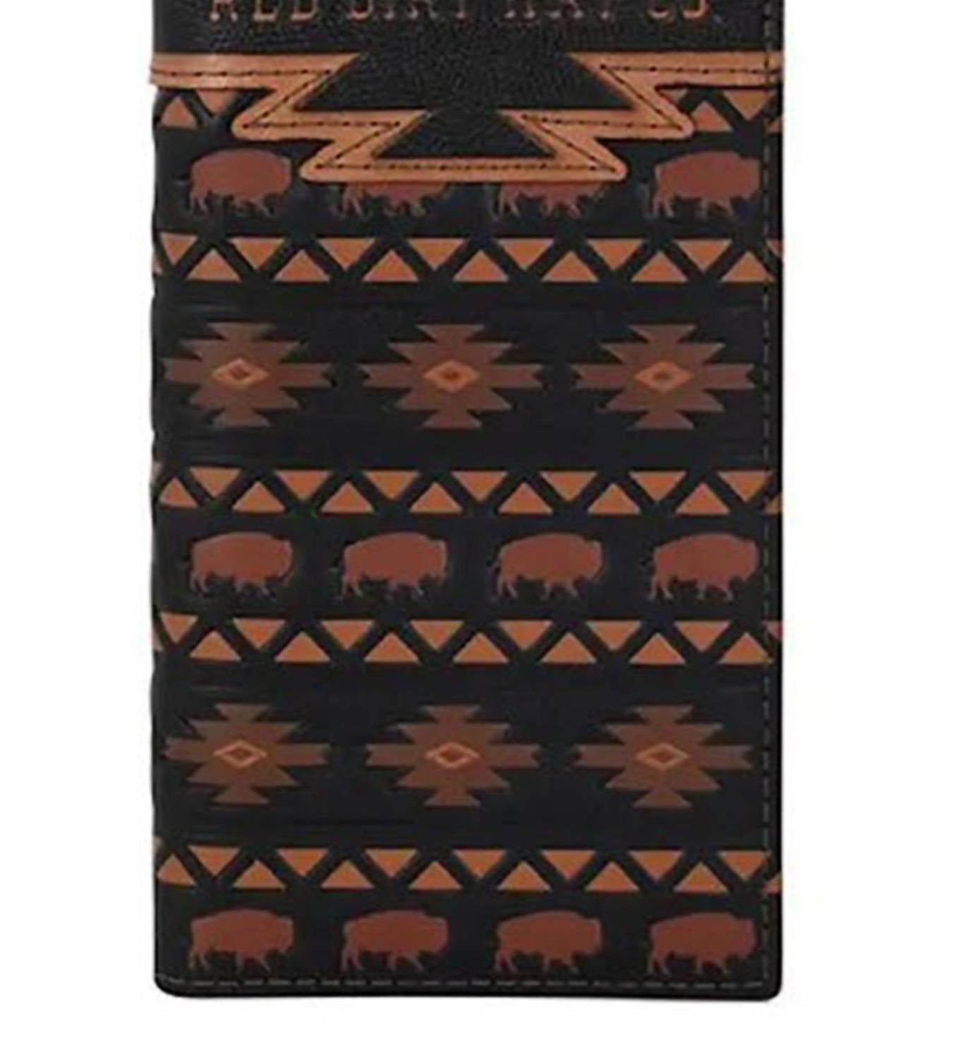 Red Dirt Hat Company - Men's Genuine Leather Aztec Rodeo Wallet