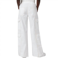 Hudson - Women's Drawstring Parachute Wide Leg Cargo Pant