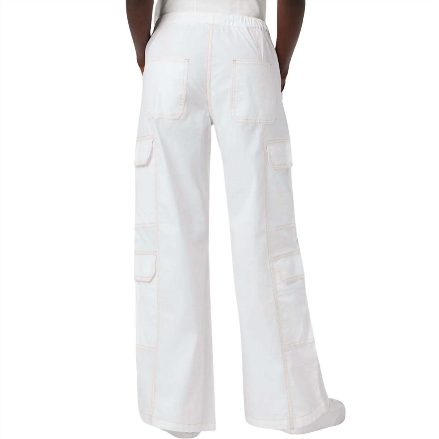 Hudson - Women's Drawstring Parachute Wide Leg Cargo Pant