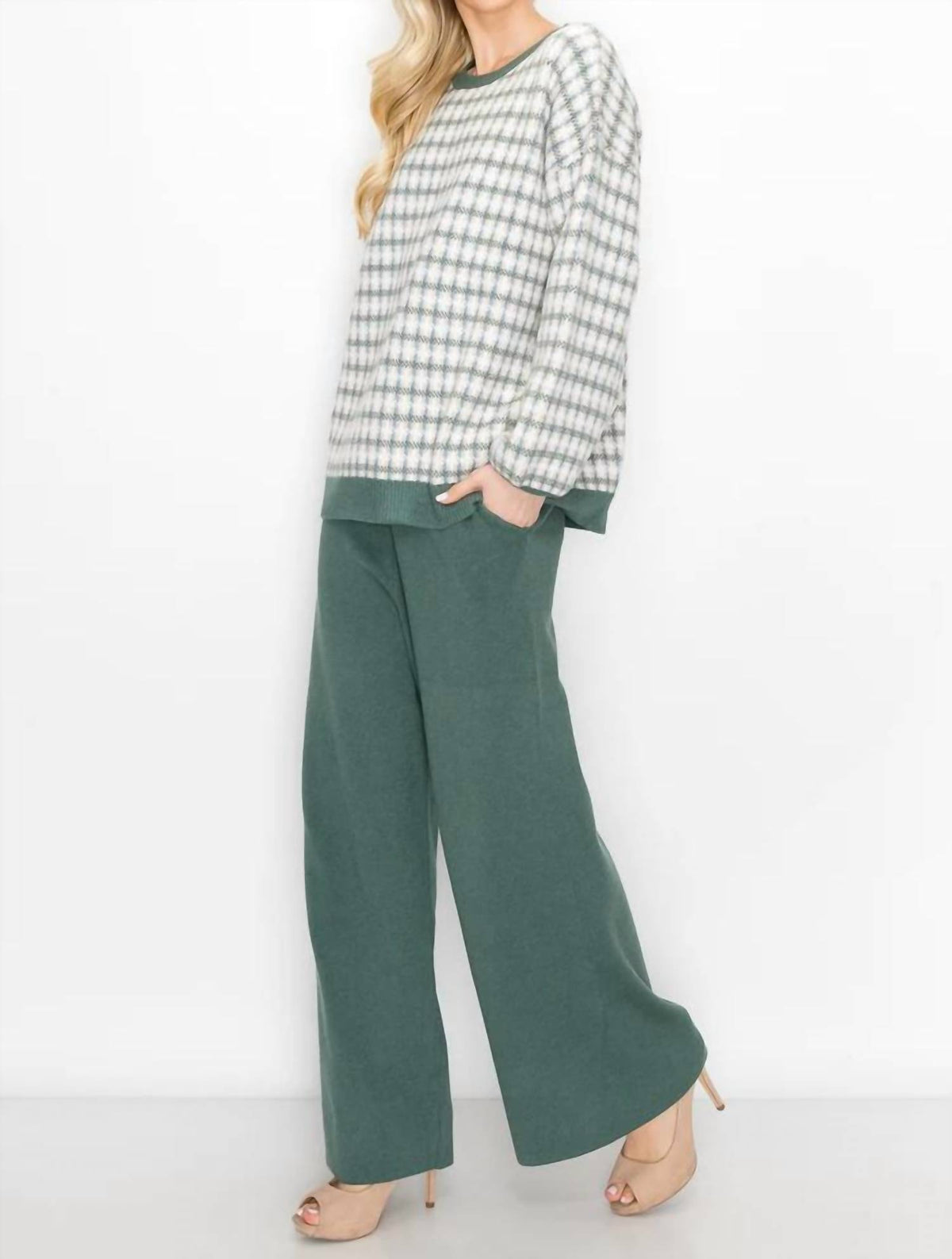 Joh - Shala Check Knitted Sweater