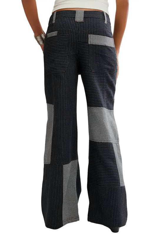 Free People - This Or That Patchwork Wide Leg Pants
