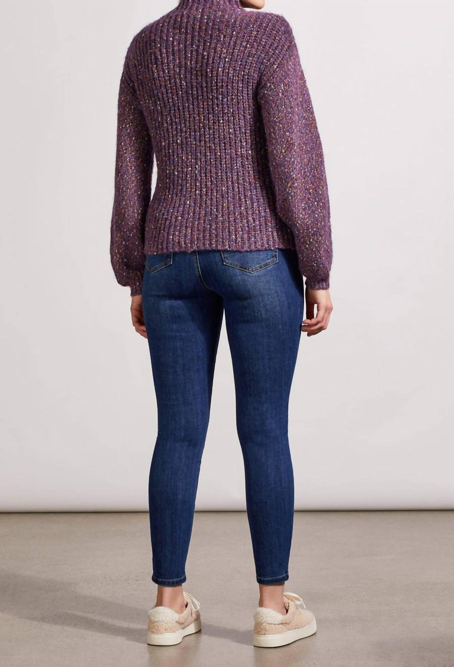 Tribal - Funnel Neck Oversize Sweater