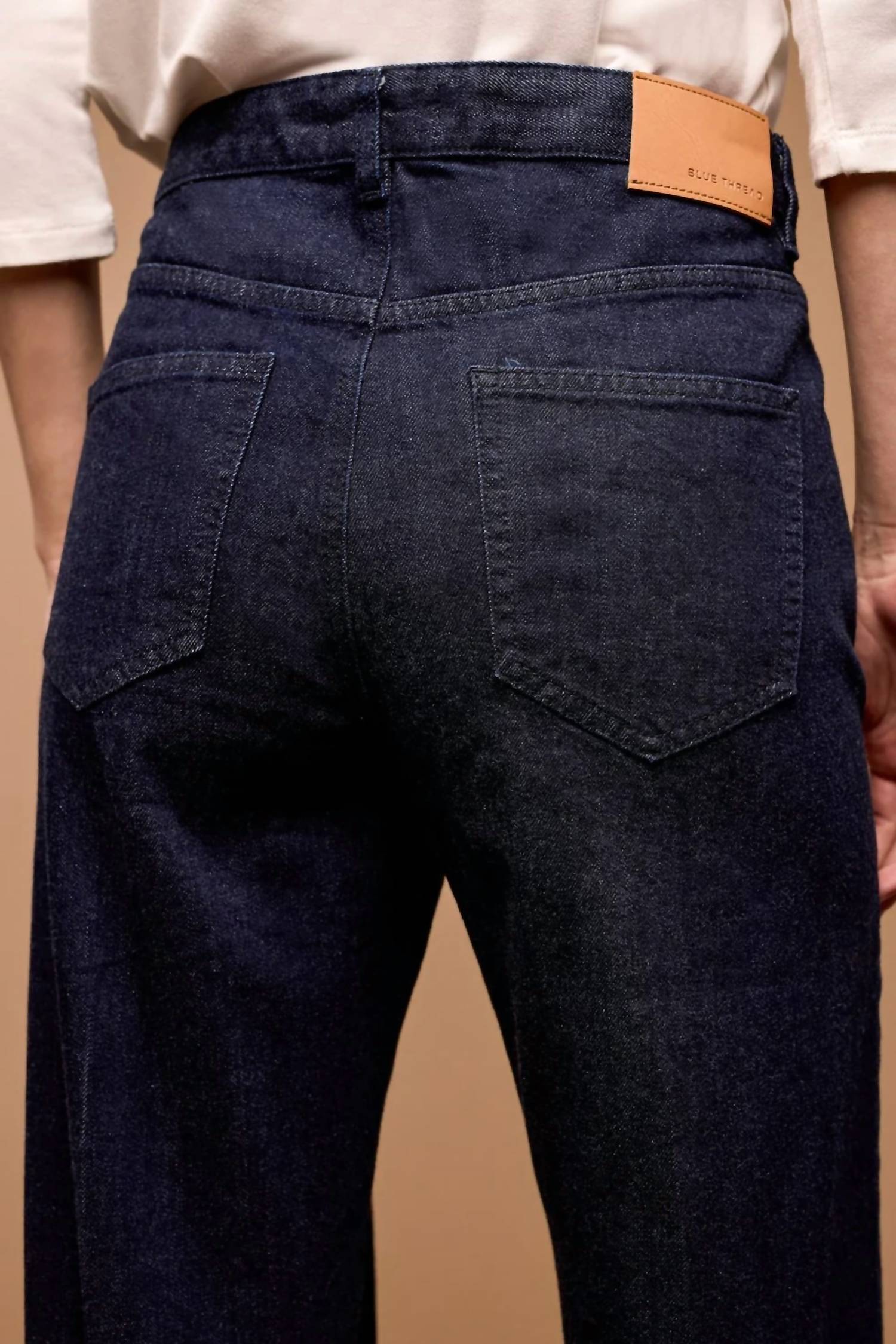 Tribal - Blue Thread Brooke Hugging Wide Trouser Jeans
