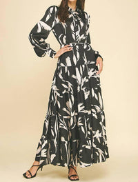 Pinch - Print Button Down Maxi Dress
