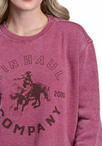 Tin Haul - Womens Horserider Screen Print Graphic Sweatshirt