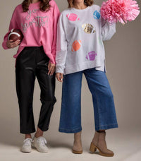 Mudpie - Game Day Sparkle Sweatshirt