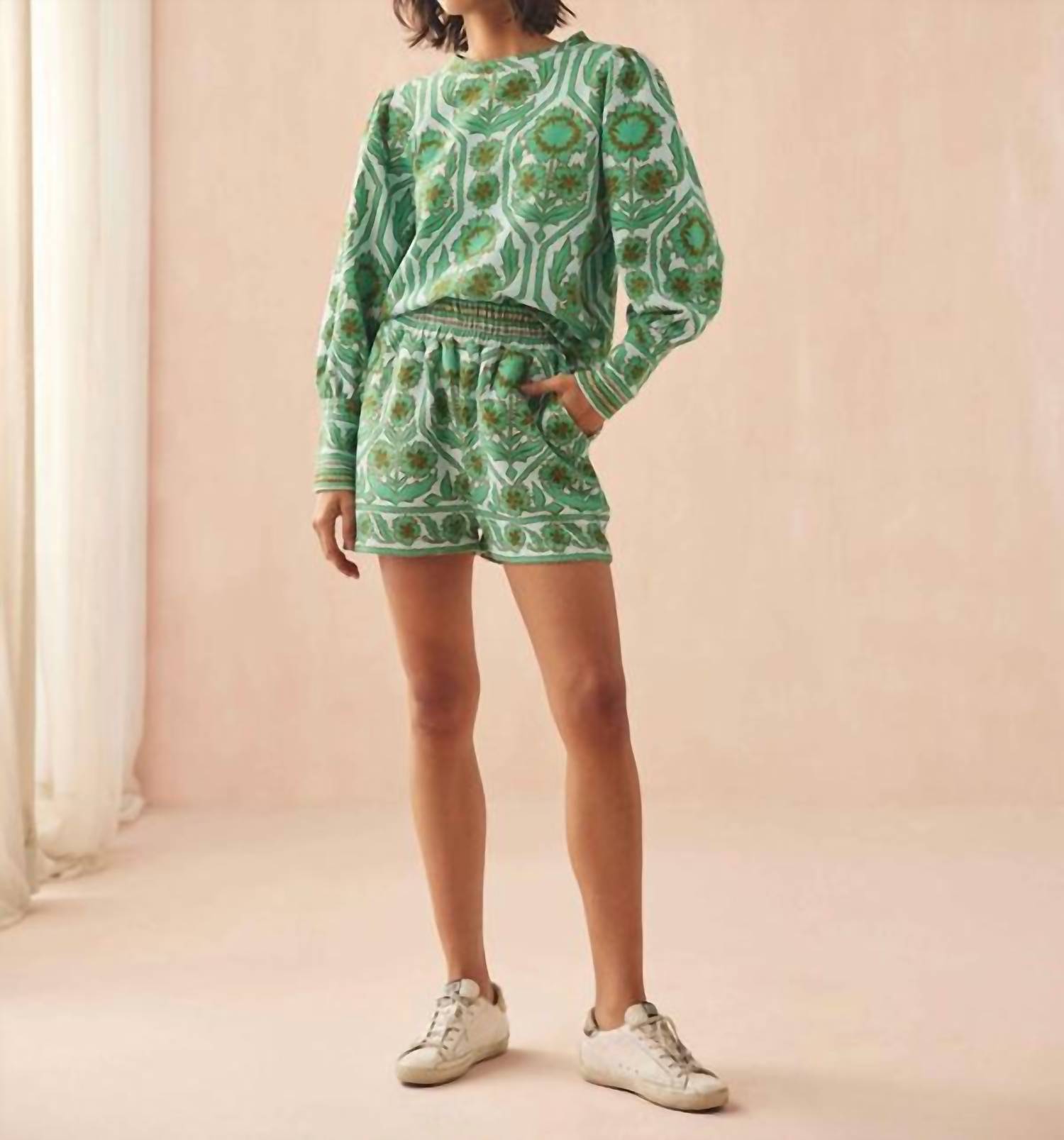 OMIKA Lydia Sweatshirt in tessa shisho - women's top