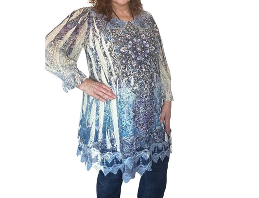 Origami - Melissa Lace Tunic