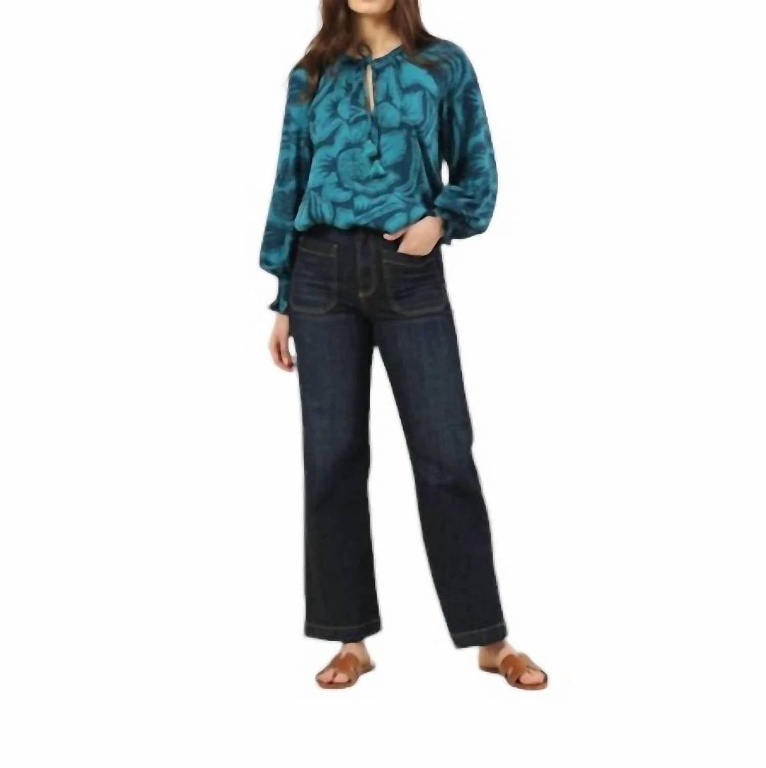 Omika - Riviera Tie-Neck Blouse