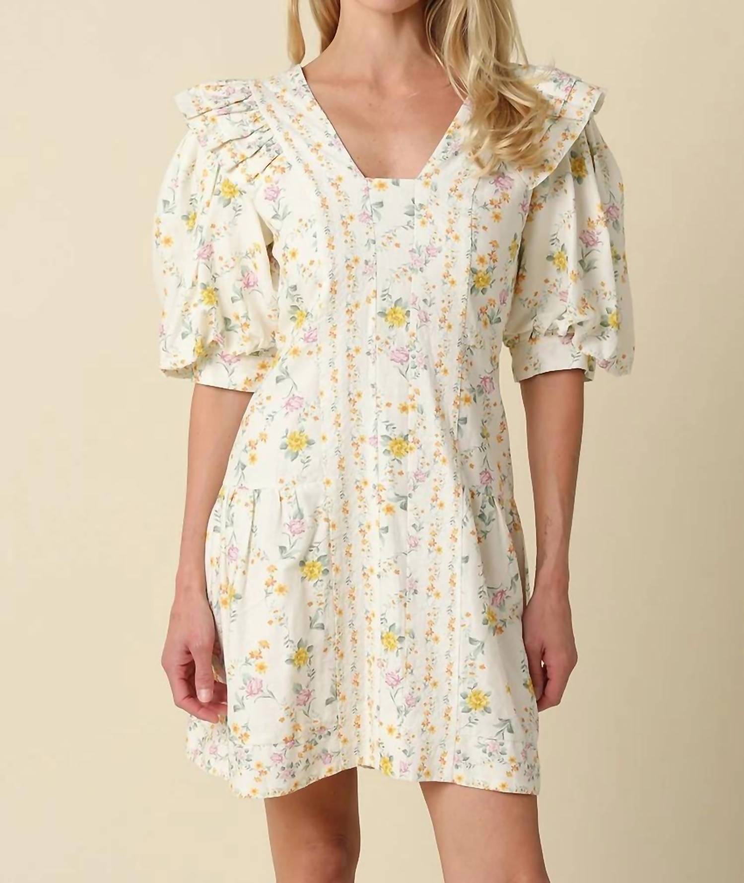 Olivaceous - Perla Mini Dress