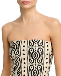 Johanna Ortiz - Tribal Alta Off-the-shoulder One-piece Swimsuit