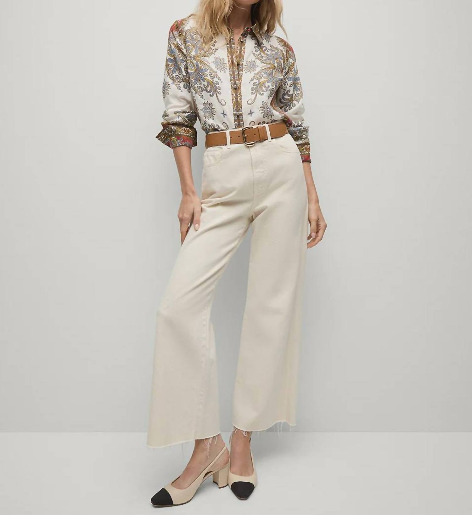 Veronica Beard - Linen Floral Shirt