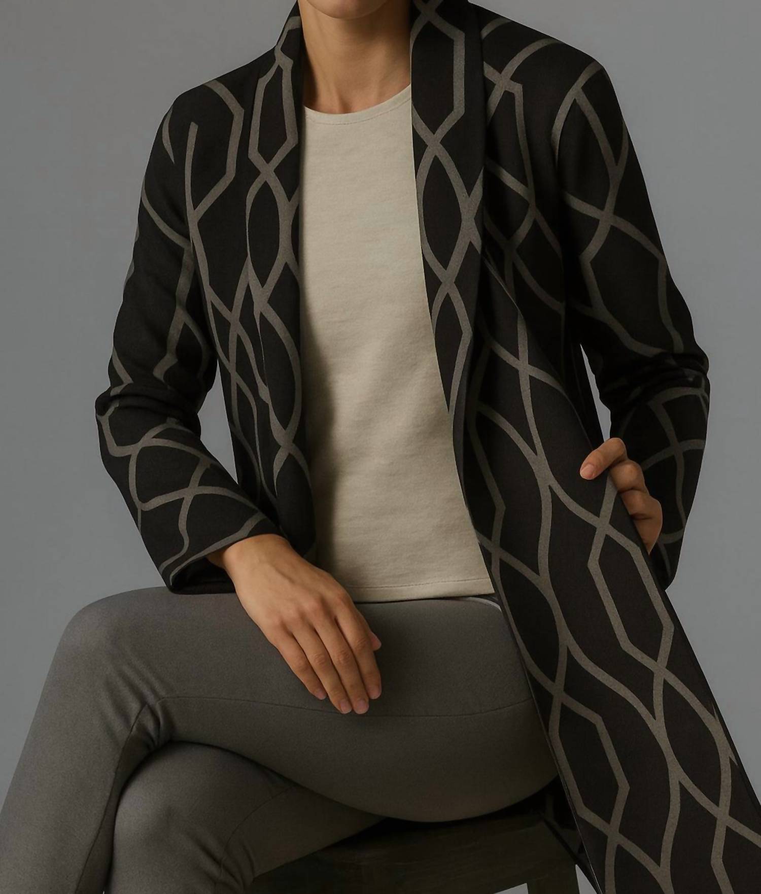 J'Envie/Eli - The Aspen Loose-Fitted Cardigan