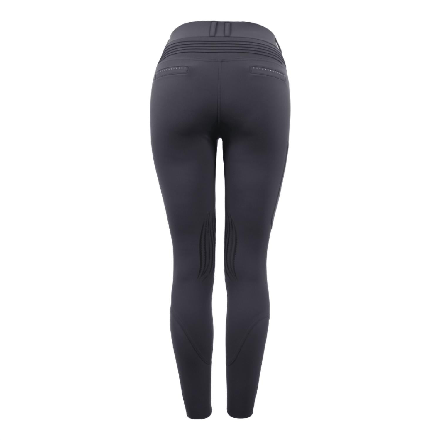 Cavallo Women's Lee Grip Rl Tights in shadow gray - women's pants - detail view