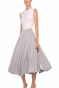 Norma Kamali - Flared Midi Skirt