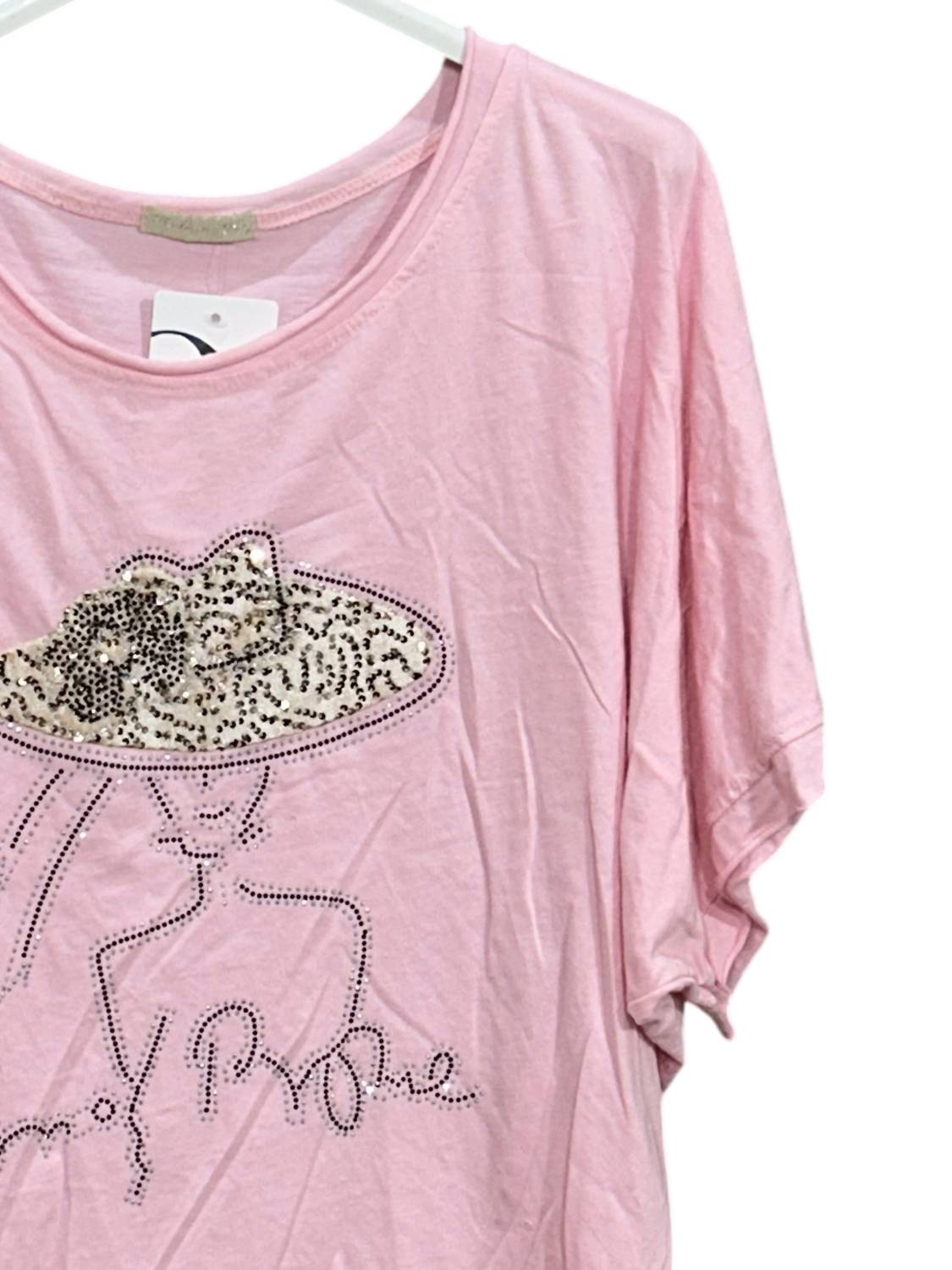 Oz - Women's Embelished Short Sleeve Tee