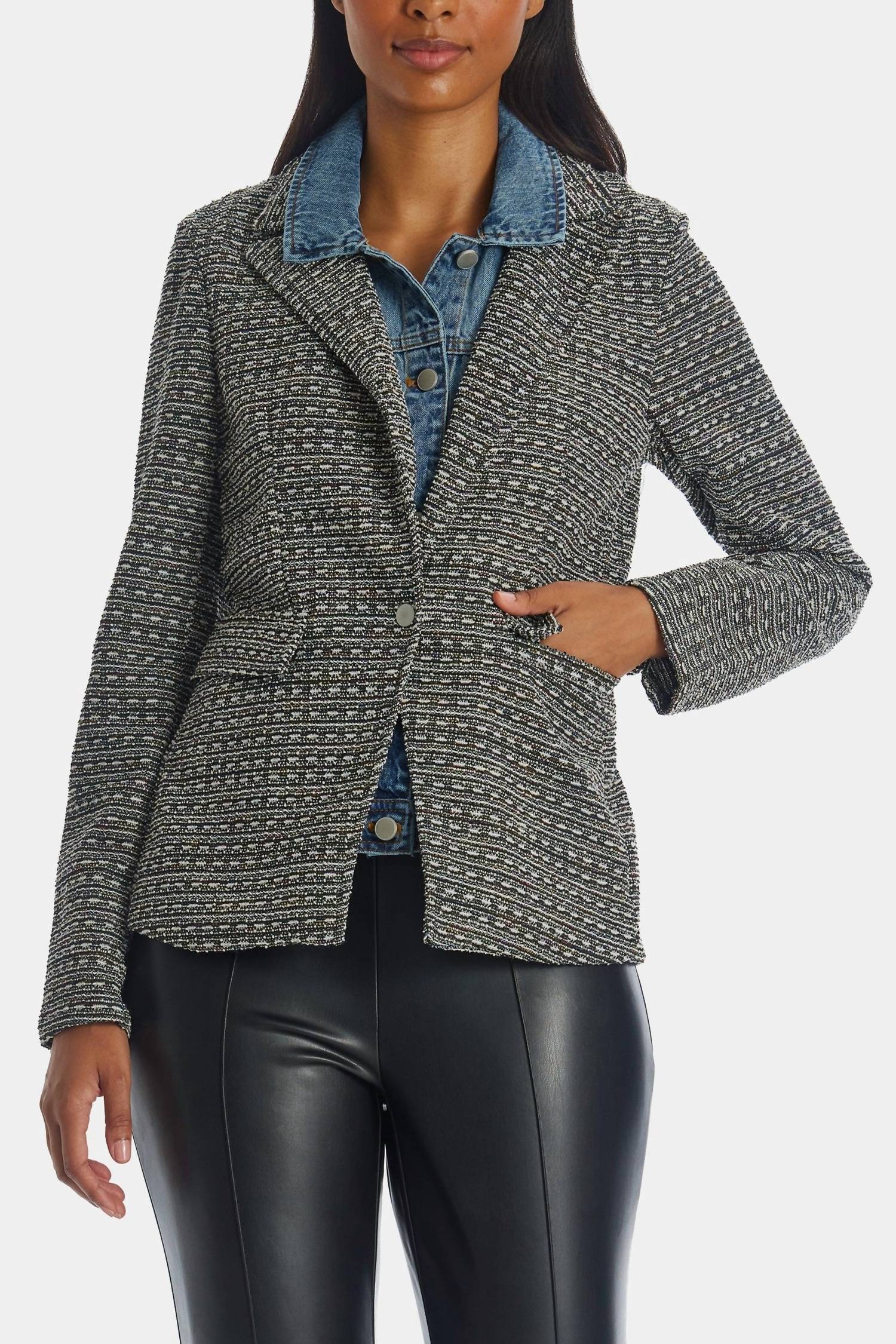Blue Revival - Stretch Knit Denim Blazer