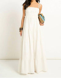 Vintage Havana - Solid Gauze Maxi Dress