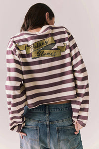 Chaser - Rolling Stones Rugby Stones Logo Cropped Pullover