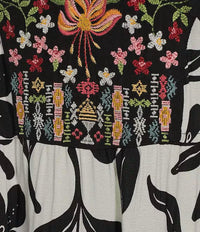 John Mark - Embroidered Detail Dress