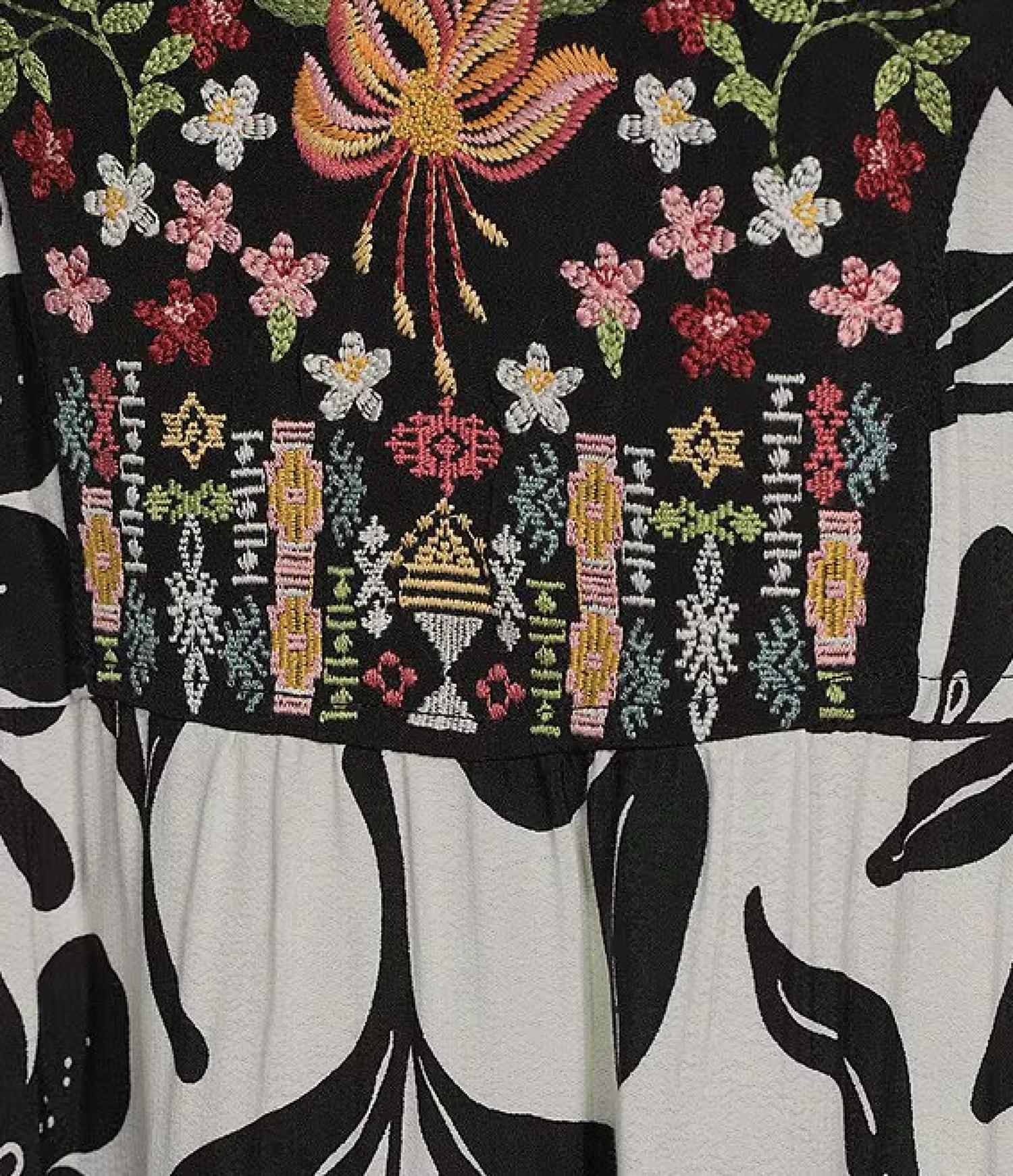 John Mark - Embroidered Detail Dress