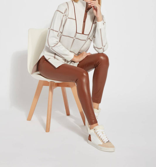 Lysse - Textured Vegan Leather Leggings