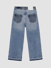 Dl1961 - Kids' - Girl's Paneled Lily Wide Leg Denim Jeans