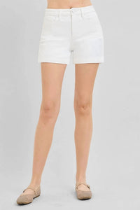 Risen - Elise High Rise Embroidered Shorts
