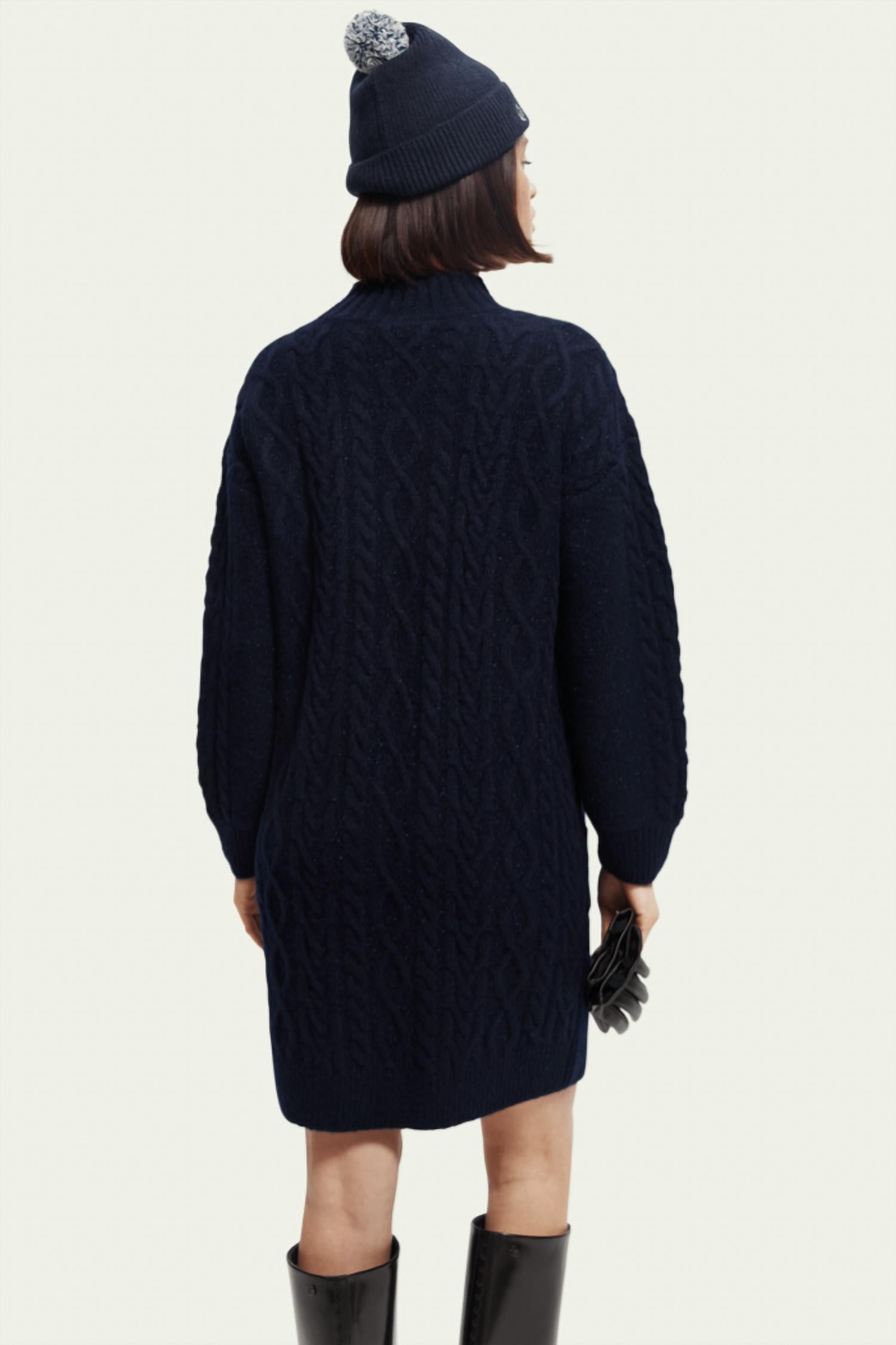 Scotch & Soda - Cable-knit Sweater Mini Dress