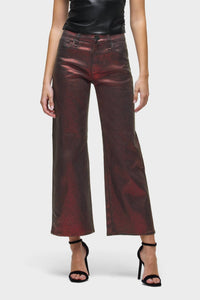 Hudson - Rosie High-rise Wide Leg Jeans